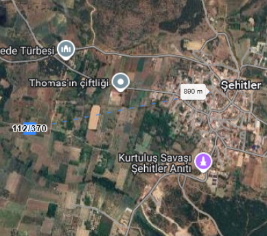 BURSA İNEGÖL ŞEHİTLER MAH. 703M² BAHÇE SATILIKTIR - BURSA İNEGÖL fotoğraf 2